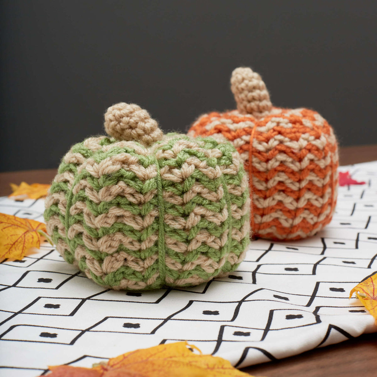 Crochet SpicyPumpkin made in Red Heart Super Saver Yarn