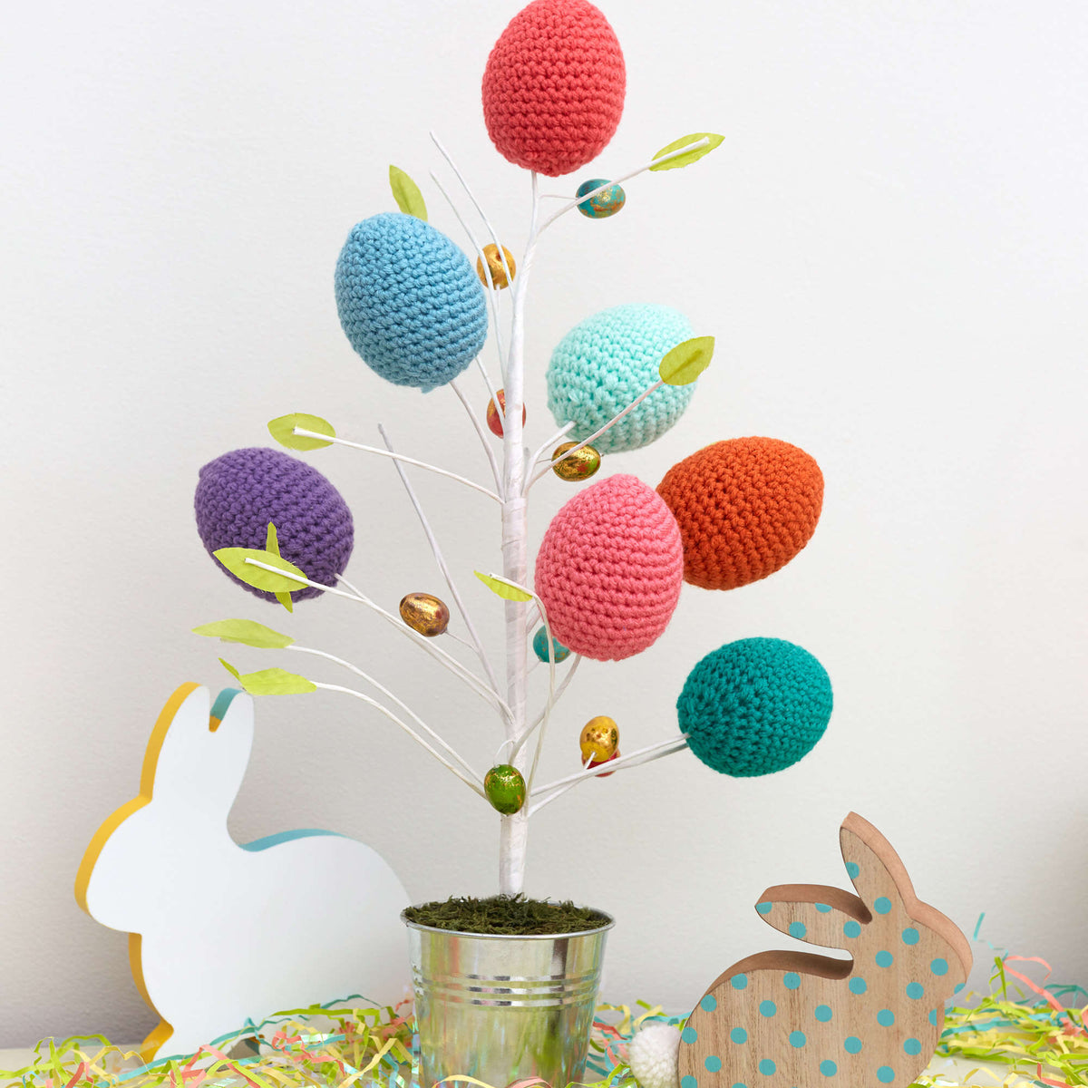 Crochet Interior Décor made in Red Heart With Love Yarn