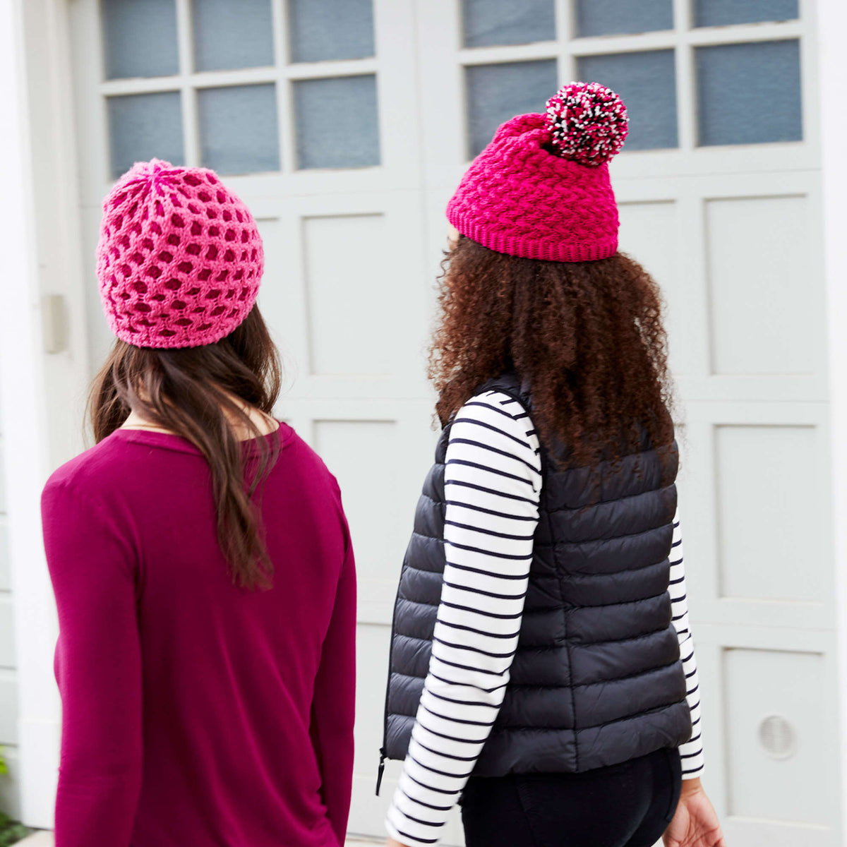 Knit Hat made in Red Heart Chic Sheep Yarn