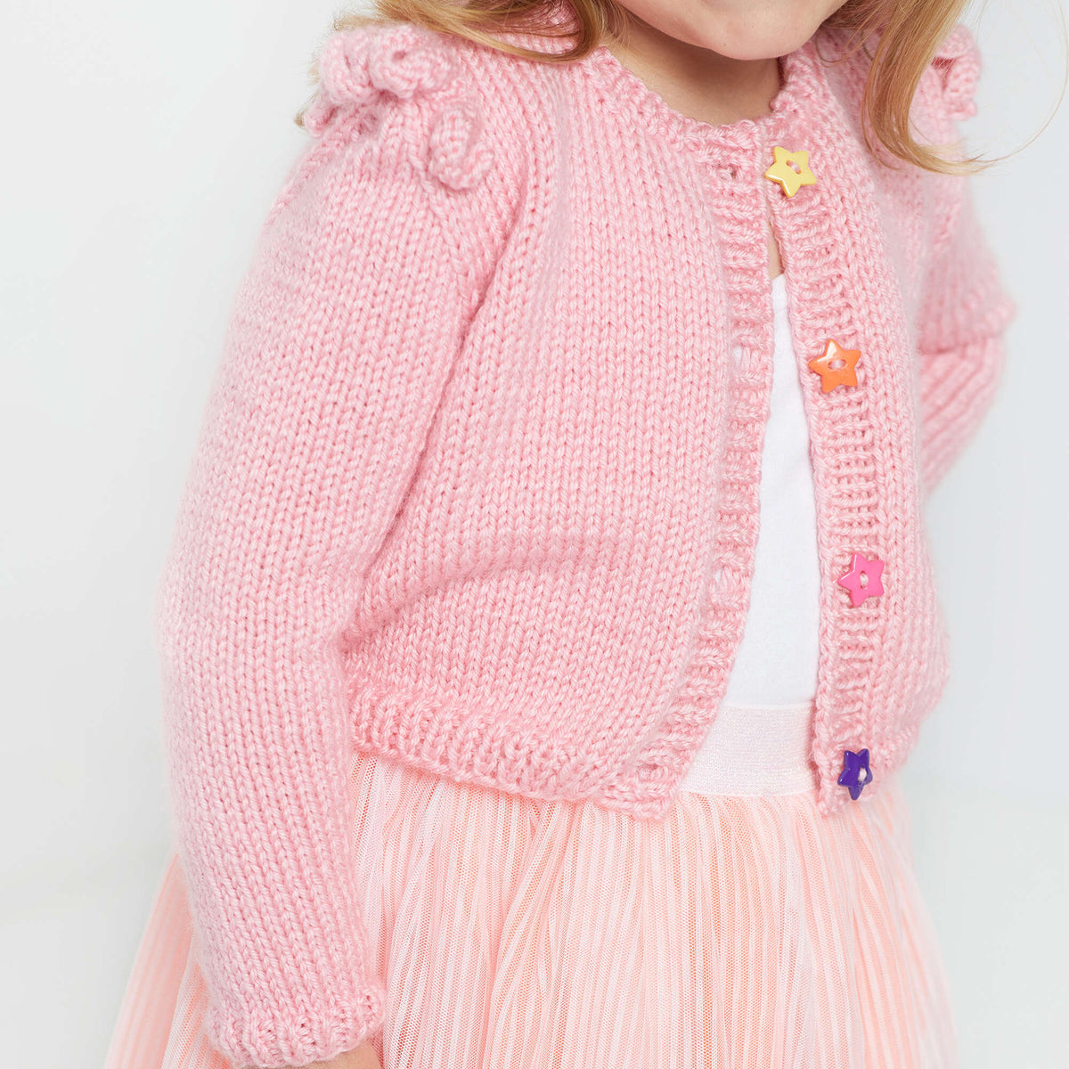 Knit Cardigan made in Red Heart Yarn