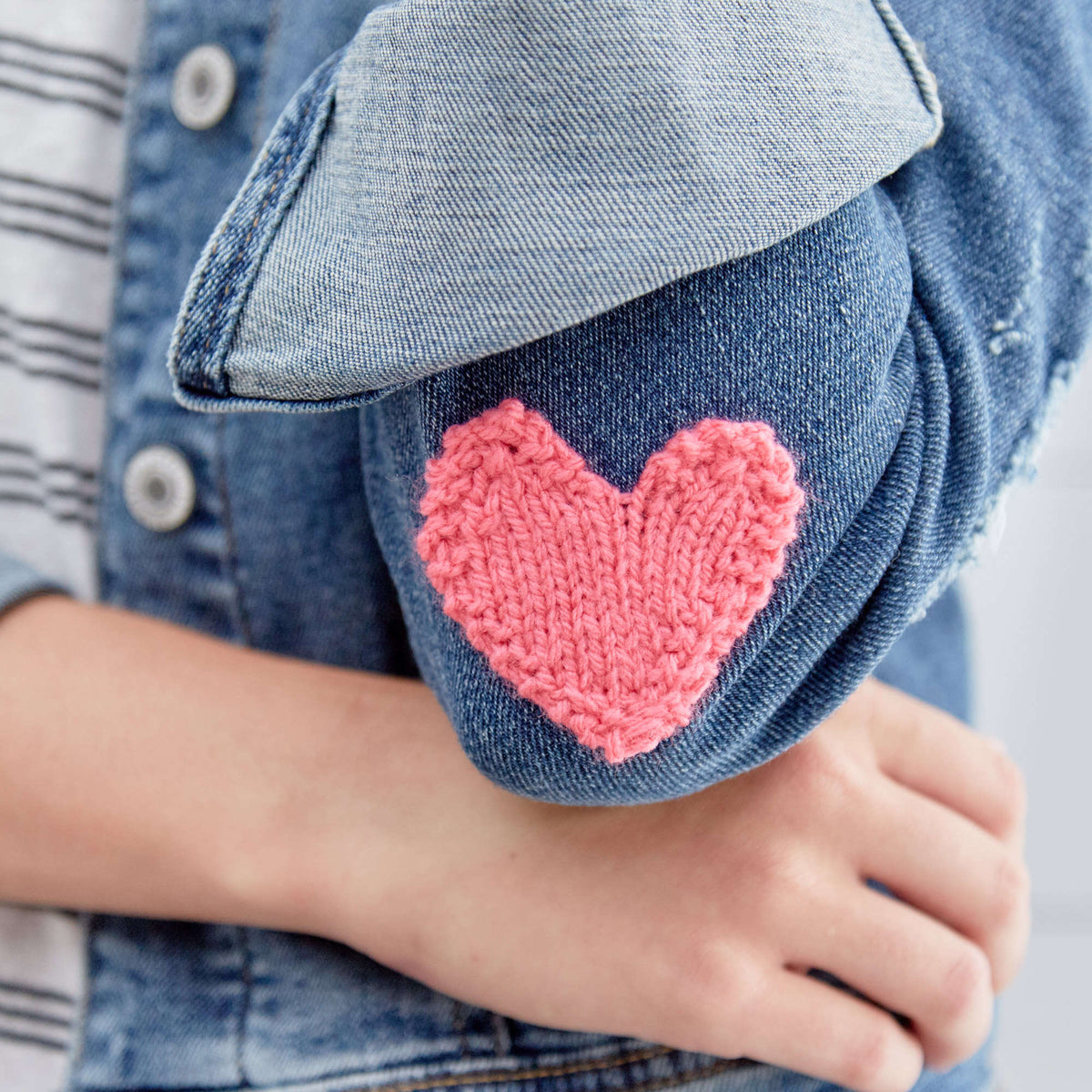 Knit Appliqué made in Red Heart Comfort Sport Yarn