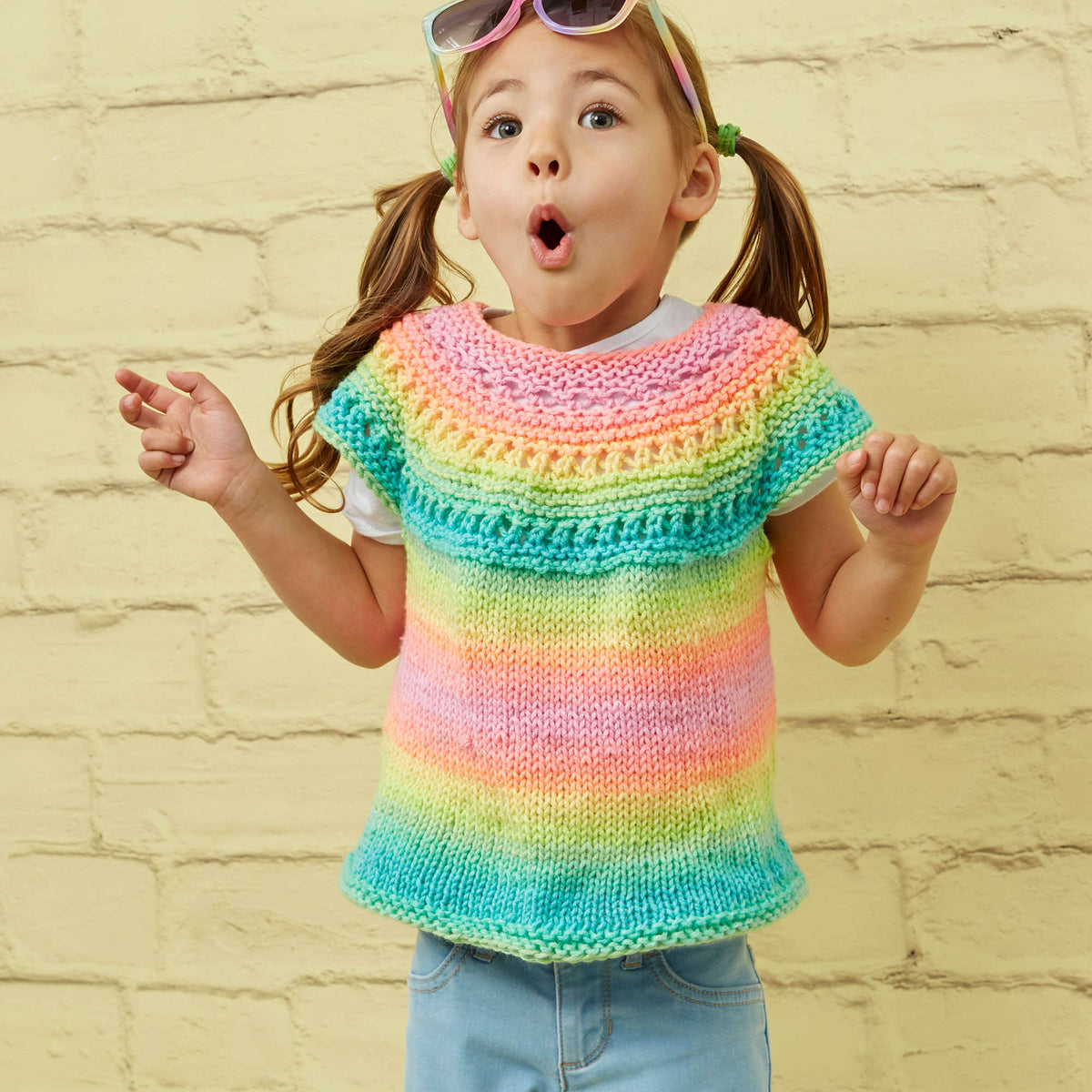 Knit Tunic made in Red Heart Super Saver Yarn