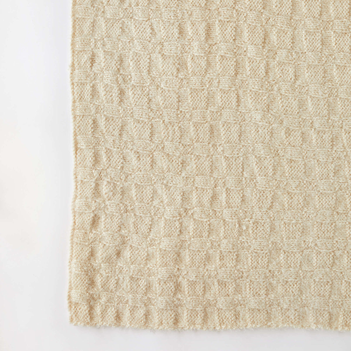 Knit Throw made in Red Heart Hygge Yarn