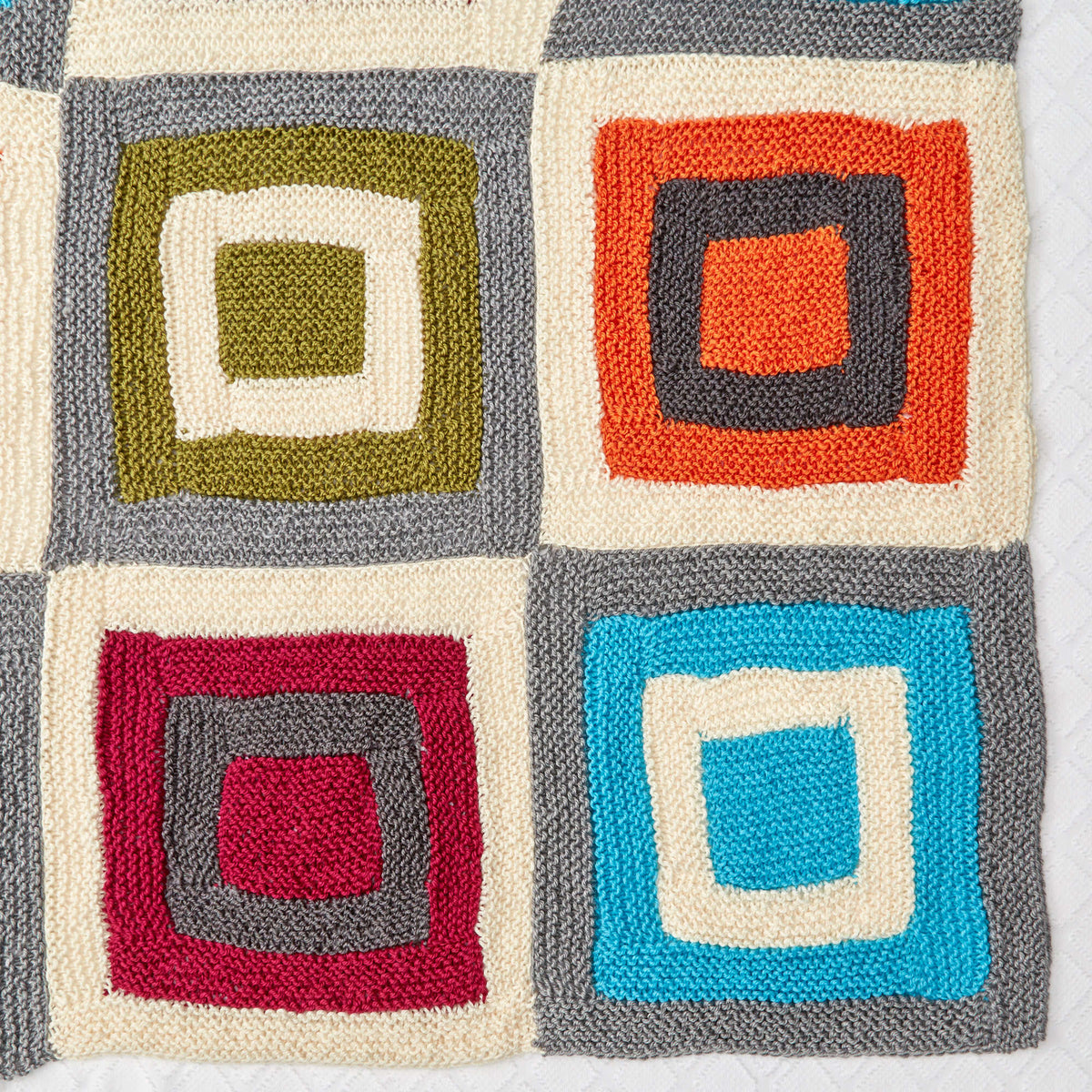 Knit Throw made in Red Heart Soft Yarn