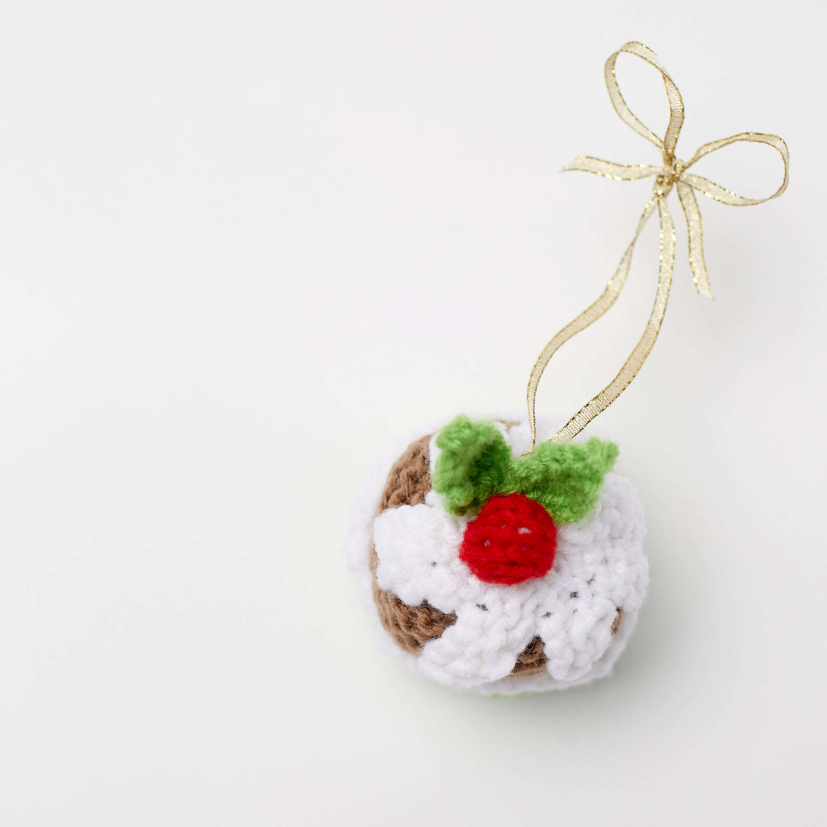 Knit Ornament made in Red Heart Super Saver Yarn