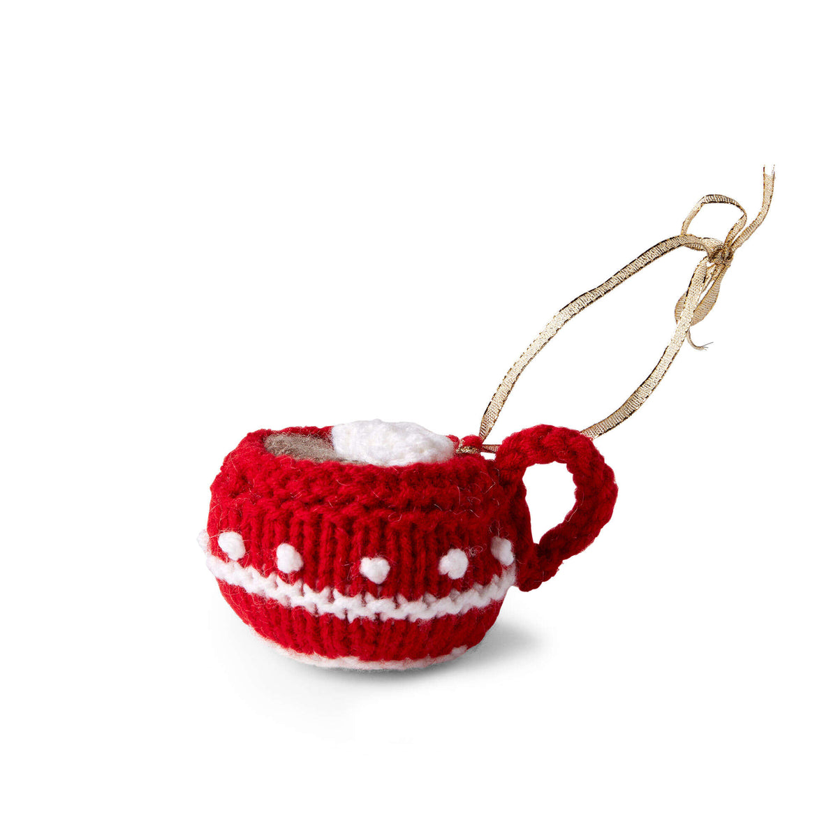 Knit Ornament made in Red Heart Super Saver Yarn