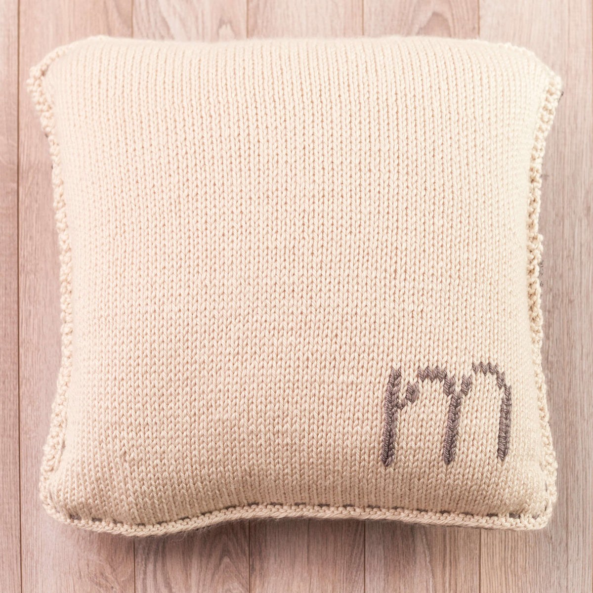 Knit Pillow made in Red Heart Chunky Soft Yarn