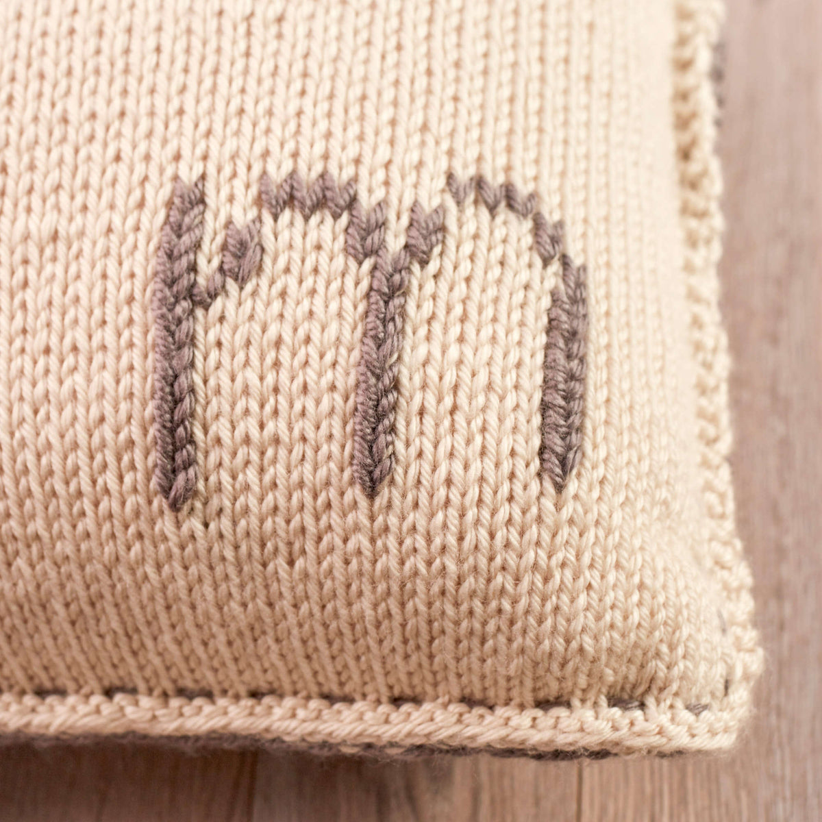 Knit Pillow made in Red Heart Chunky Soft Yarn