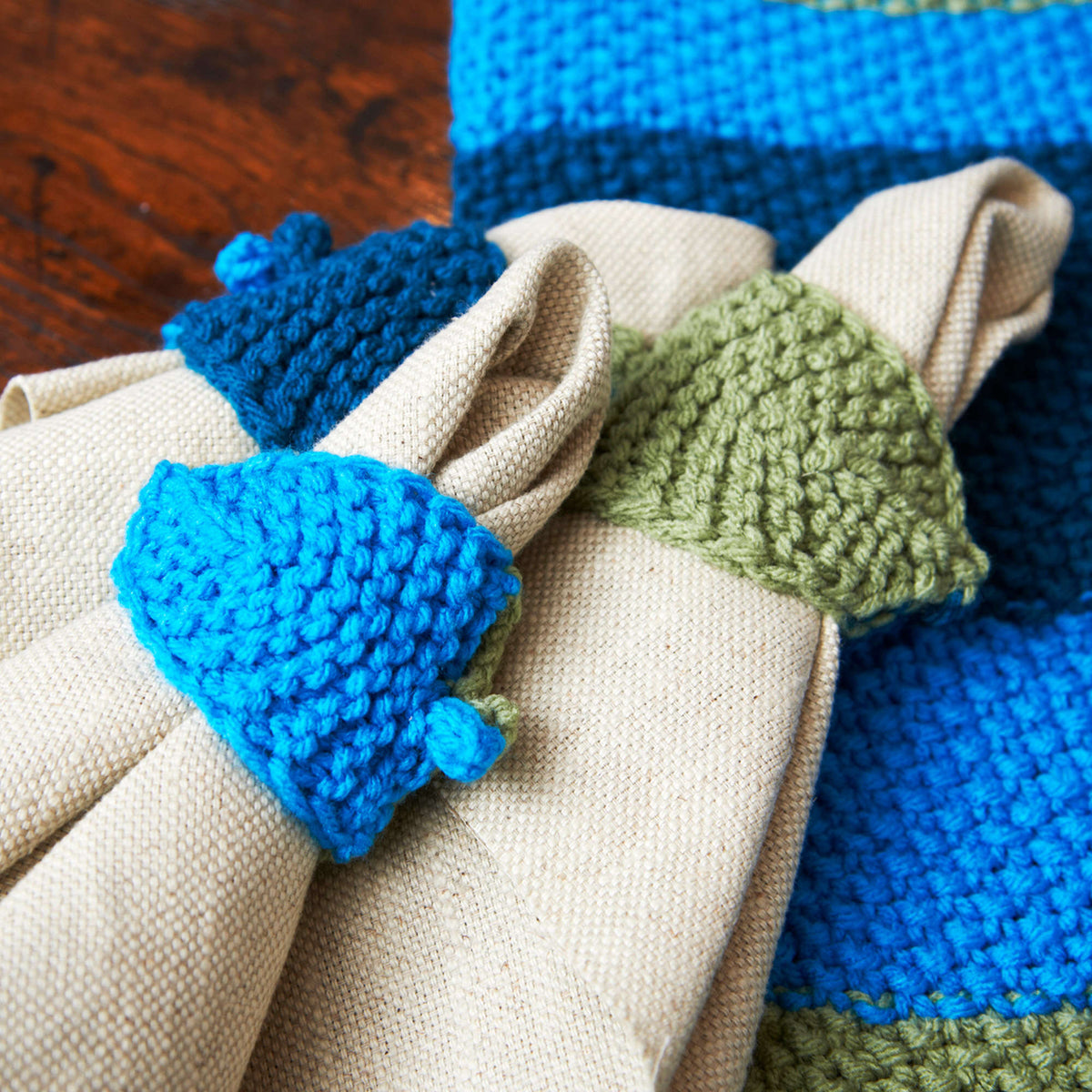 Knit Holders made in Red Heart With Love Yarn