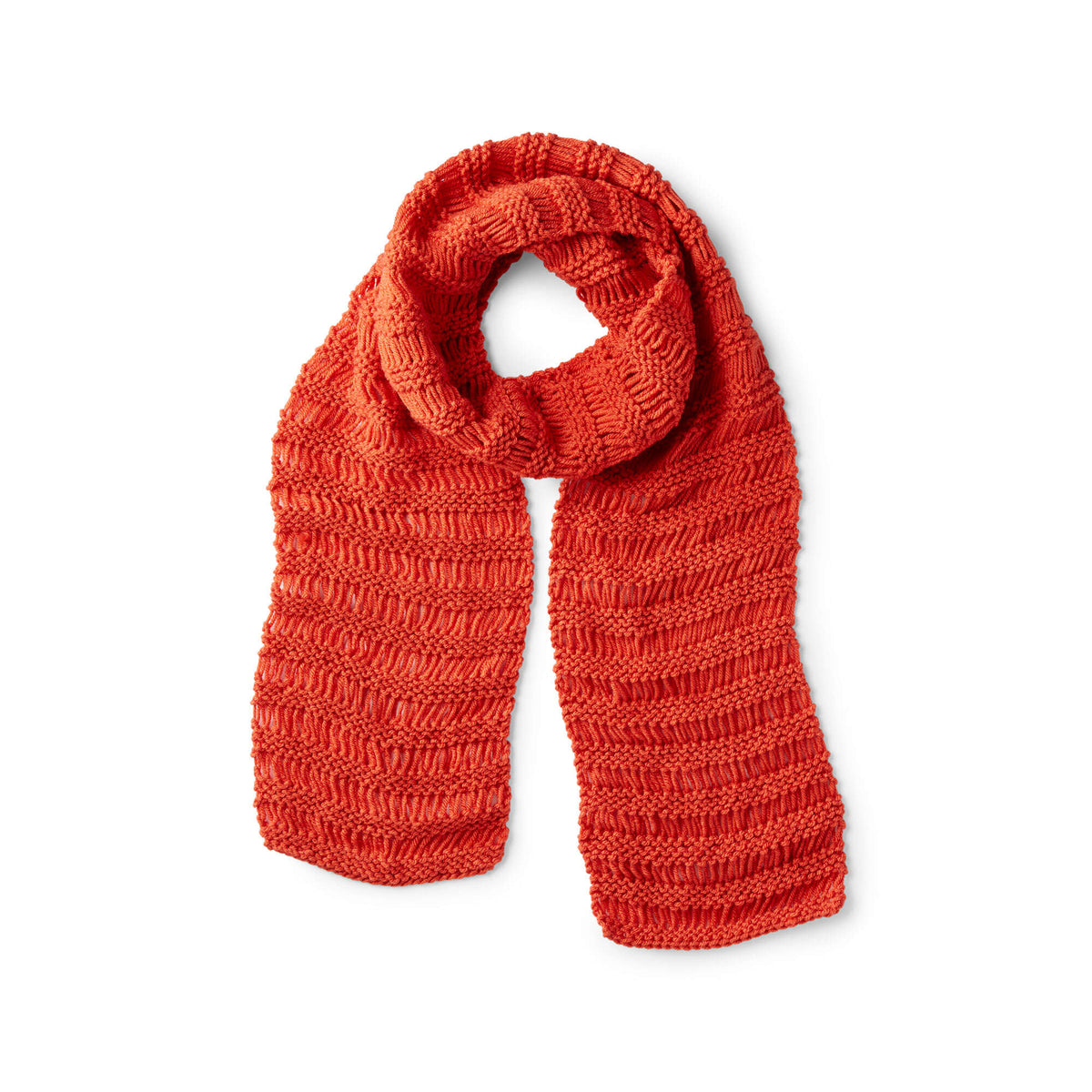 Knit Scarf made in Red Heart With Love Yarn
