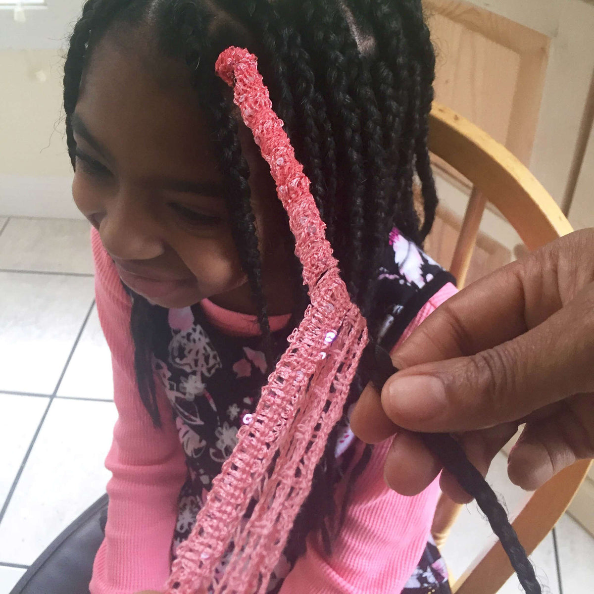Craft Hair Accessory made in Red Heart Boutique Yarn