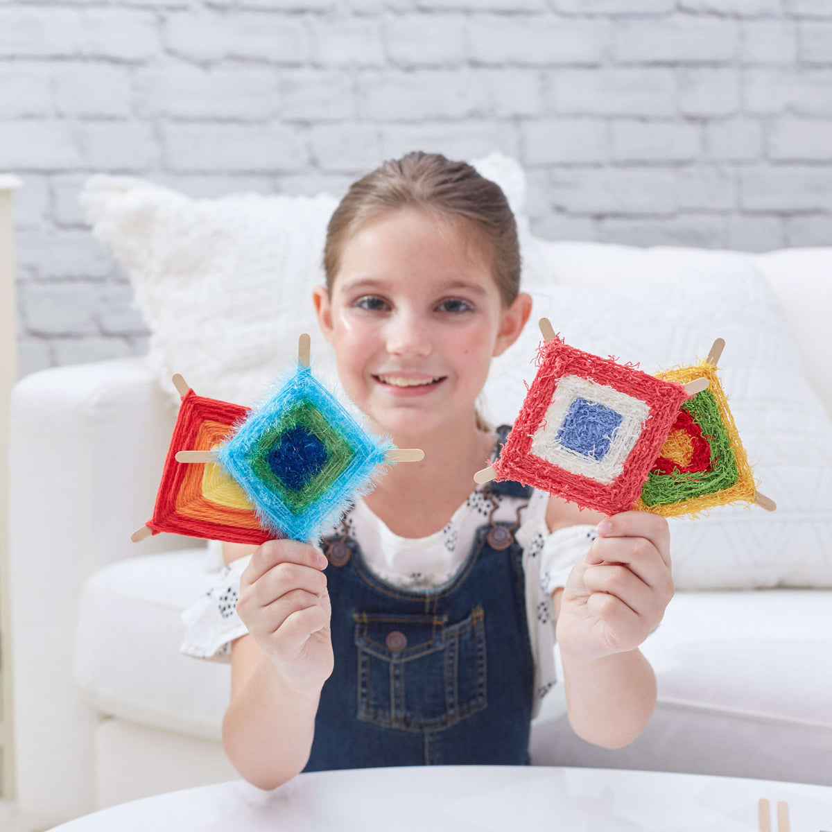Craft Weaving Craft made in Red Heart Yarn