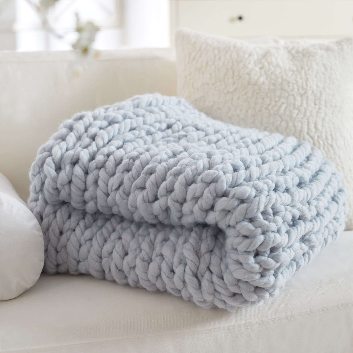 Craft Blanket made in Red Heart Irresistible Yarn