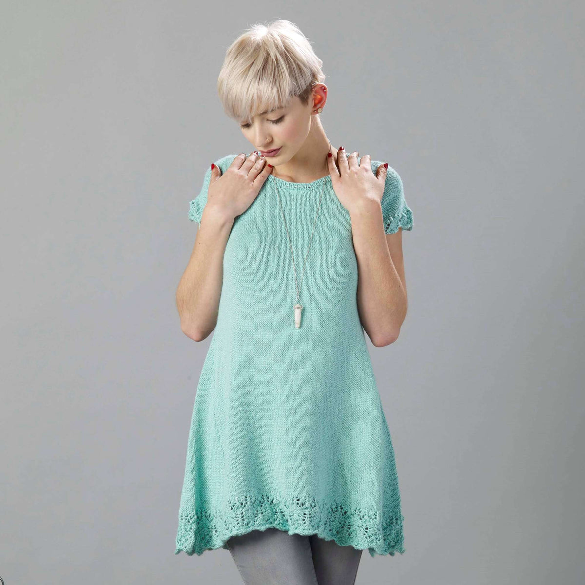 Knit Top made in Sugar Bush Nanaimo yarn