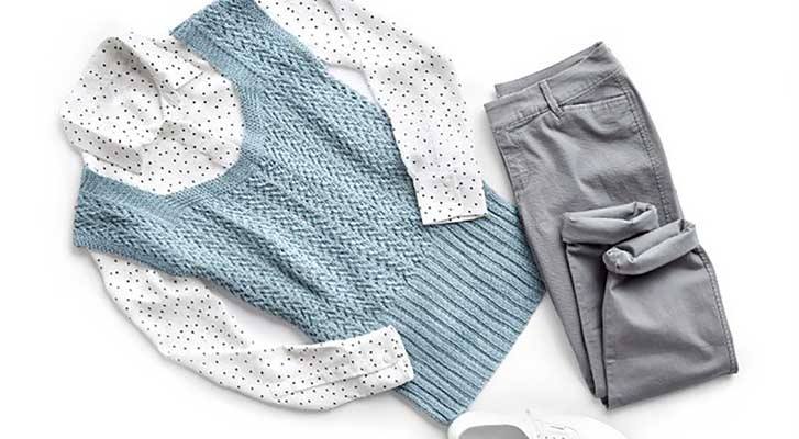 Image of Lacy Top in Patons Silk Bamboo thumbnail