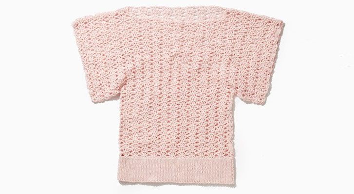 Image of Openwork Top in Patons Grace thumbnail