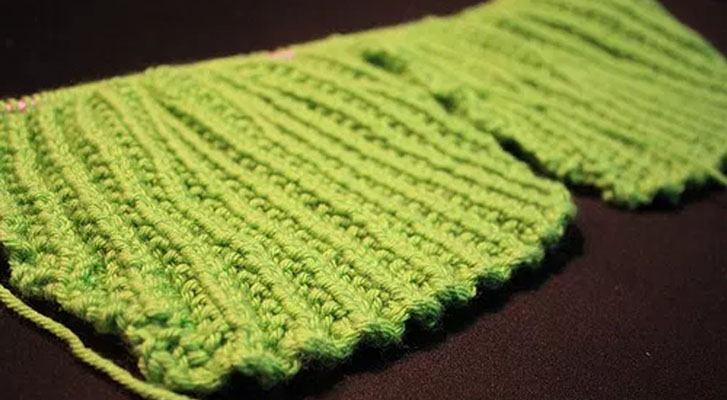Image of Knitting Two Sleeves at Once thumbnail