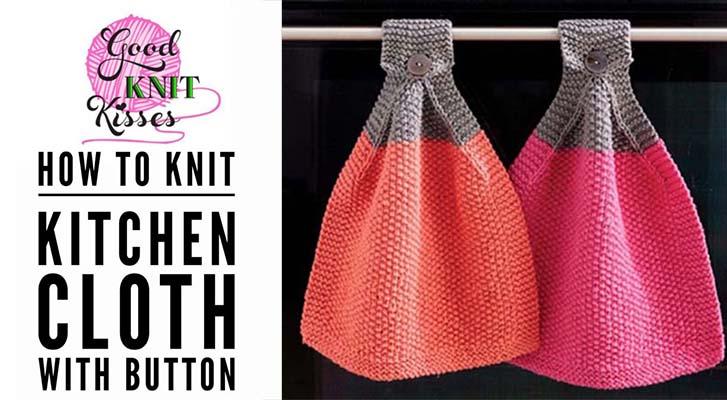 Image of At Your Service Knit Dishcloth thumbnail