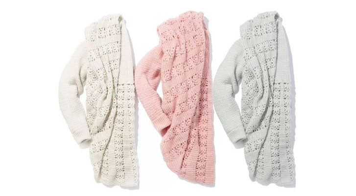 Image of The Summer Romance Wrap in Patons Lace thumbnail