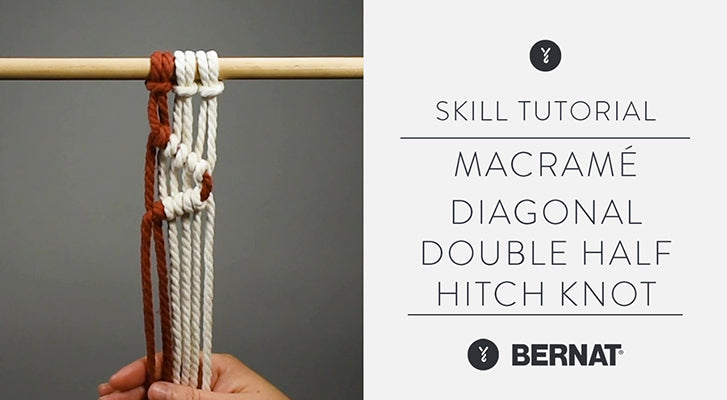 Image of Diagonal Half Hitch Knot Macrame video thumbnail
