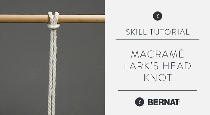 Image of Larks head knot Macrame video thumbnail