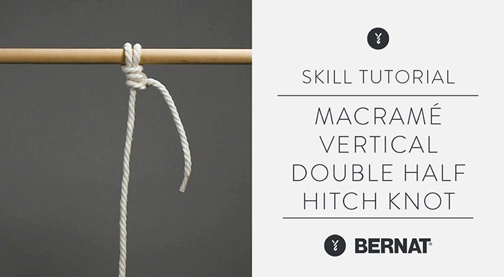 Image of Vertical Double Half Hitch Knot Macrame Video thumbnail