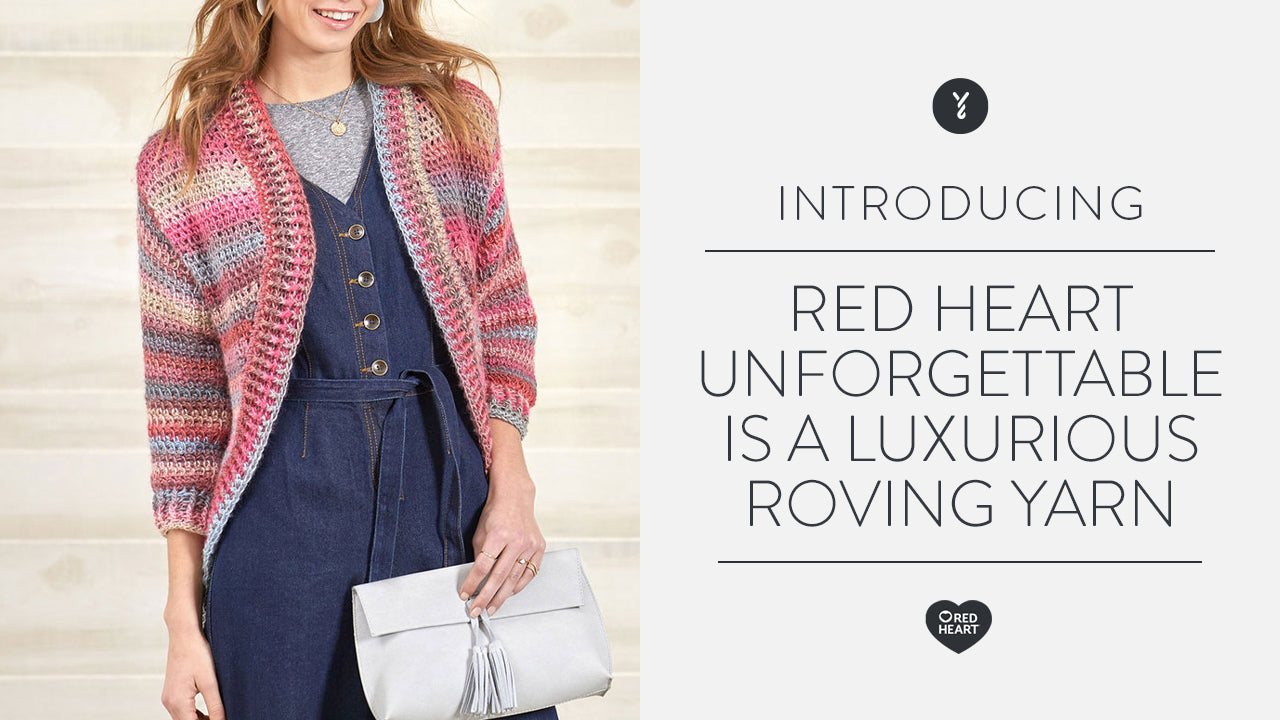 Image of Red Heart Unforgettable is a Luxurious Roving Yarn thumbnail