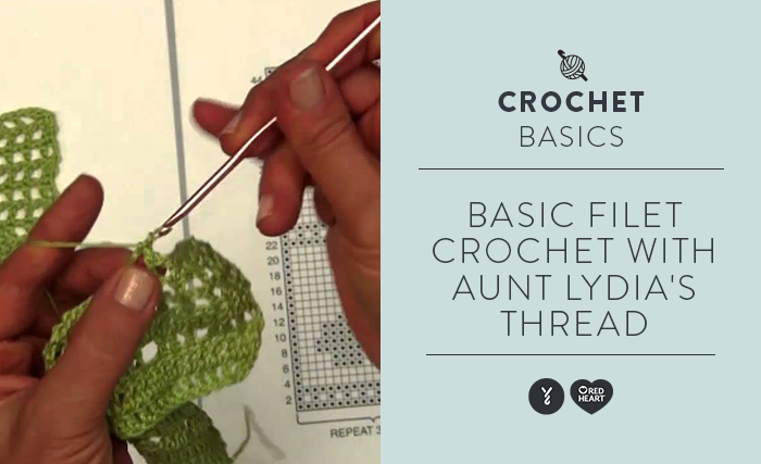 Image of Basic Filet Crochet With Aunt Lydia's Thread thumbnail