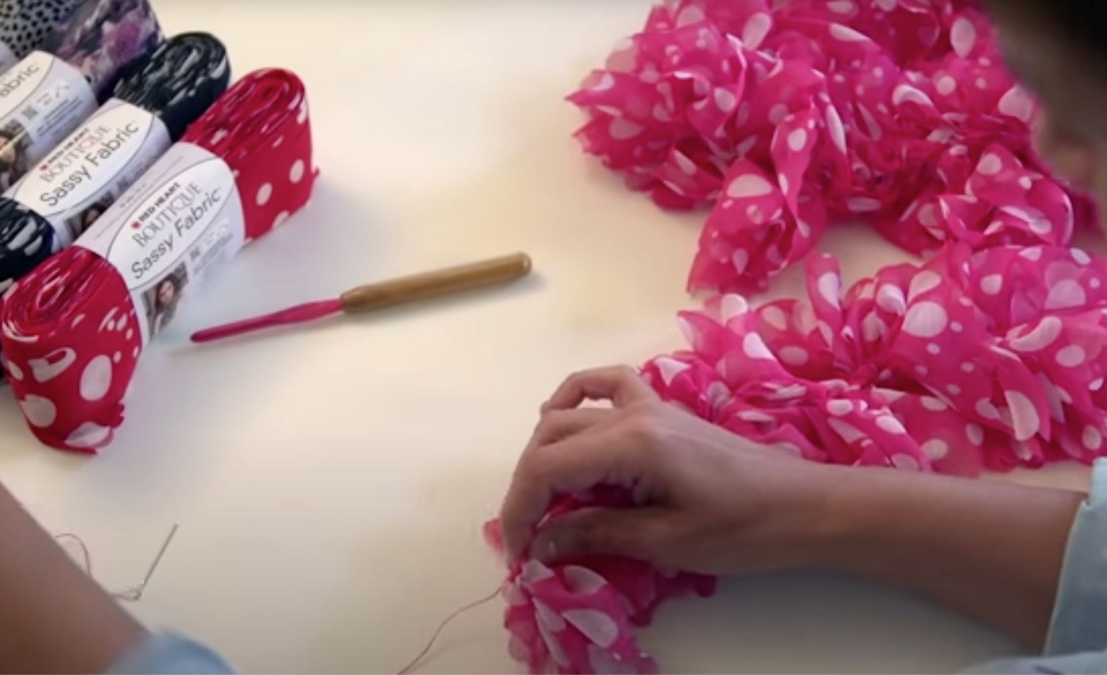 Image of Learn How to Crochet Boutique Sassy Fabric and Lace thumbnail