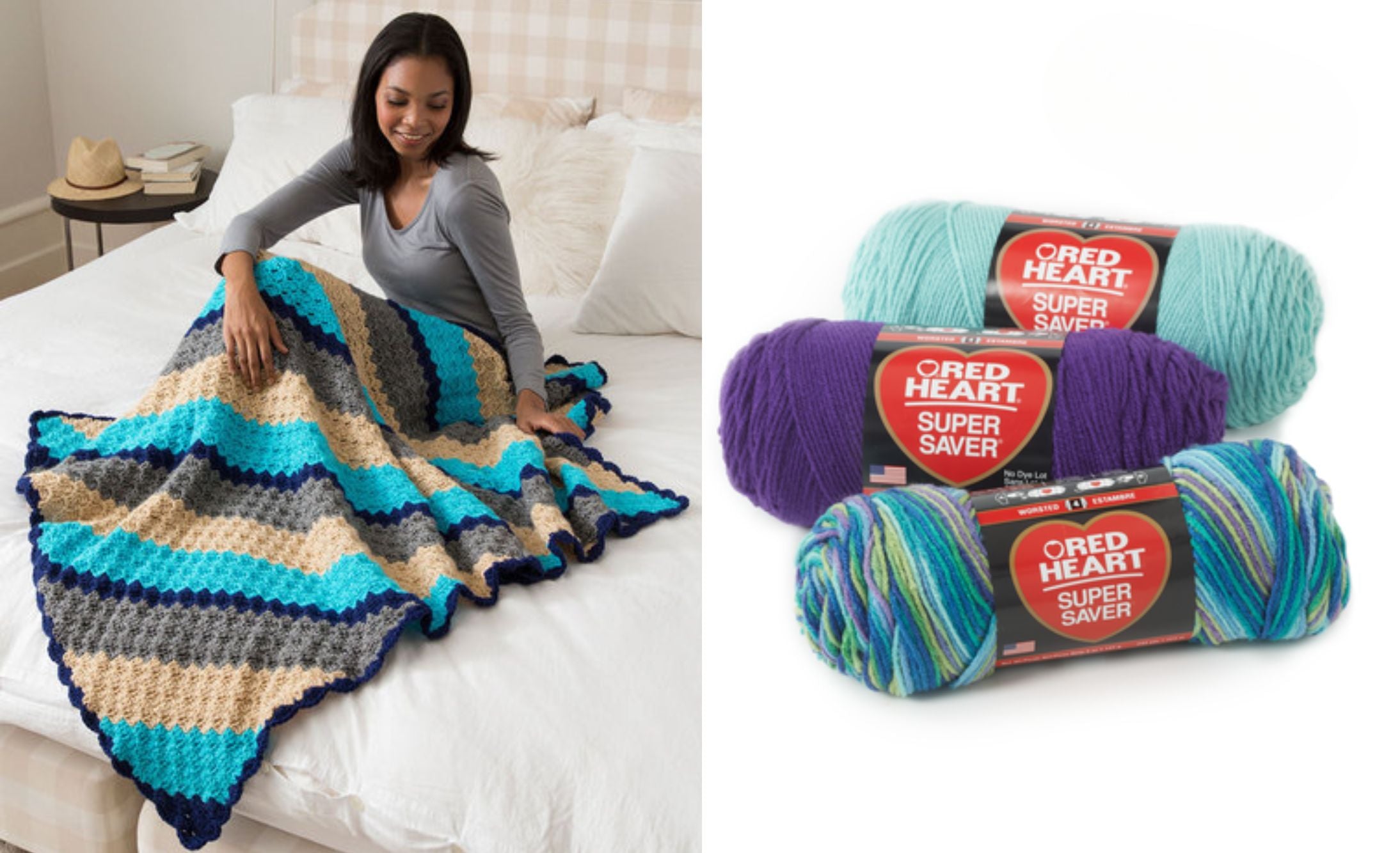 Image of Ever-Popular Throw Design . . . Re-Imagined in New Colors thumbnail