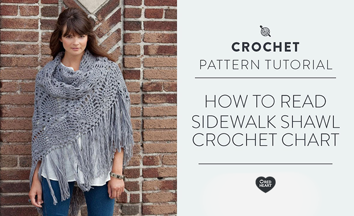 Image of How To Read: Sidewalk Shawl Crochet Chart thumbnail