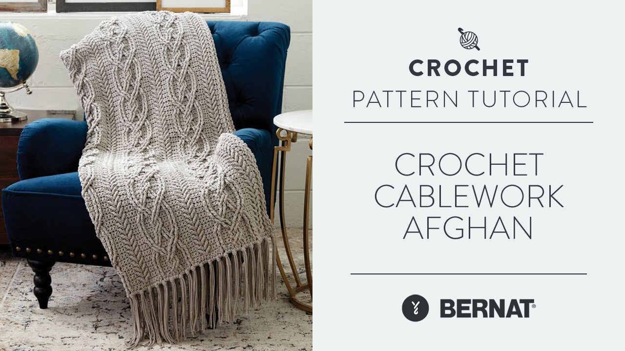 Image of Crochet: Cablework Afghan thumbnail