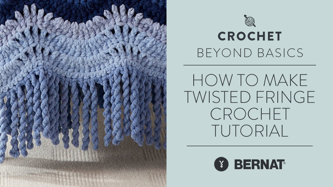 Image of How to Make Twisted Fringe | Crochet Tutorial thumbnail