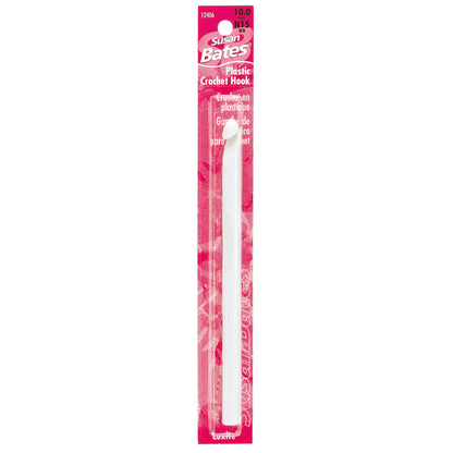 Susan Bates Luxite 5.5" Plastic Crochet Hook - Clearance Items U.S. N/15 (10 mm)