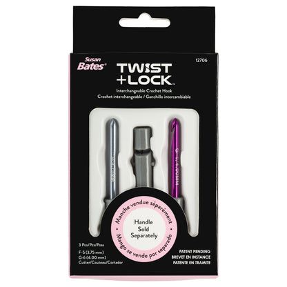 Susan Bates Twist + Lock - Clearance Items Yarn Cutter With F And G Hooks
