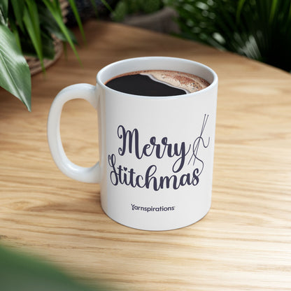 Knitting Holiday Ceramic Mug Knitting Holiday Ceramic Mug