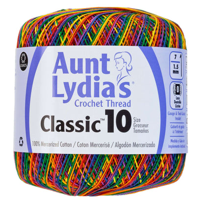 Aunt Lydia's Classic Crochet Thread Size 10 - Discontinued Shades Mexicana