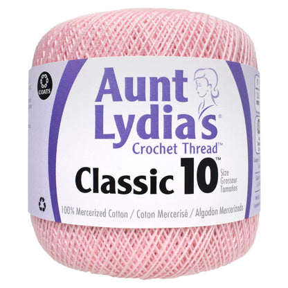 Aunt Lydia's Classic Crochet Thread Size 10 - Discontinued Shades Orchid Pink