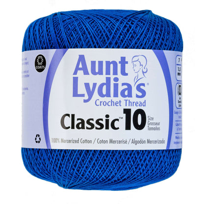 Aunt Lydia's Classic Crochet Thread Size 10 - Discontinued Shades Dark Royal