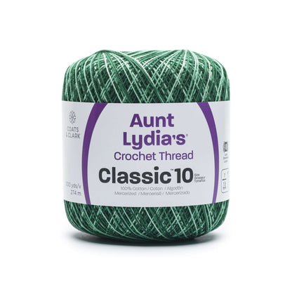 Aunt Lydia's Classic Crochet Thread Size 10 - Discontinued Shades Spring Greens
