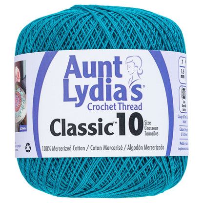Aunt Lydia's Classic Crochet Thread Size 10 - Discontinued Shades Peacock