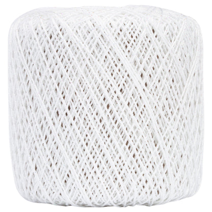 Aunt Lydia's Metallic Crochet Thread Size 10 White/Pearl