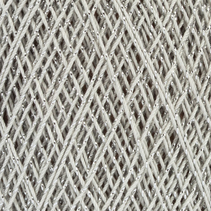 Aunt Lydia's Metallic Crochet Thread Size 10 Silver/Silver