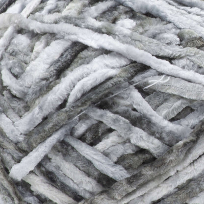 Bernat Crushed Velvet Yarn - Discontinued Shades Soft Gray