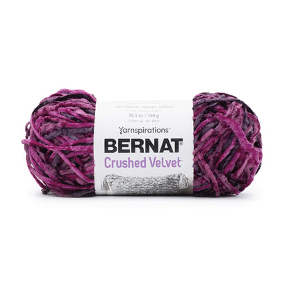Bernat Crushed Velvet Yarn - Discontinued Shades Bright Magenta