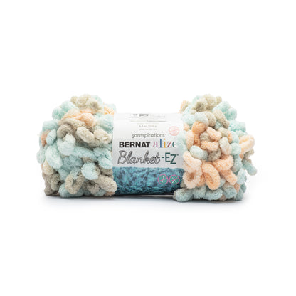 Bernat Alize Blanket-EZ Stripes Yarn Tangerine Pop