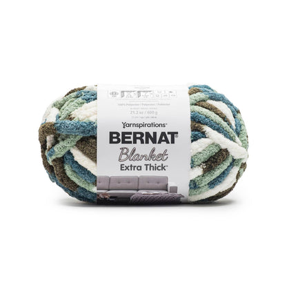 Bernat Blanket Extra Thick Yarn (600g/21.2oz) - Discontinued Shades Forest Medley