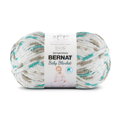 Bernat Baby Blanket Yarn (300g/10.5oz) - Clearance Shades Seafoam Print