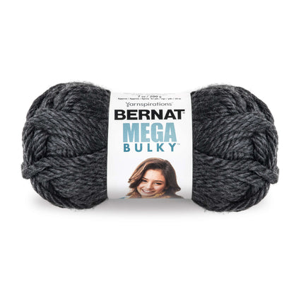 Bernat Mega Bulky Yarn - Discontinued Shades Dark Gray Heather
