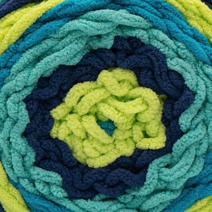 Bernat Blanket Stripes Yarn (300g/10.5oz) - Discontinued Shades Acid Aqua